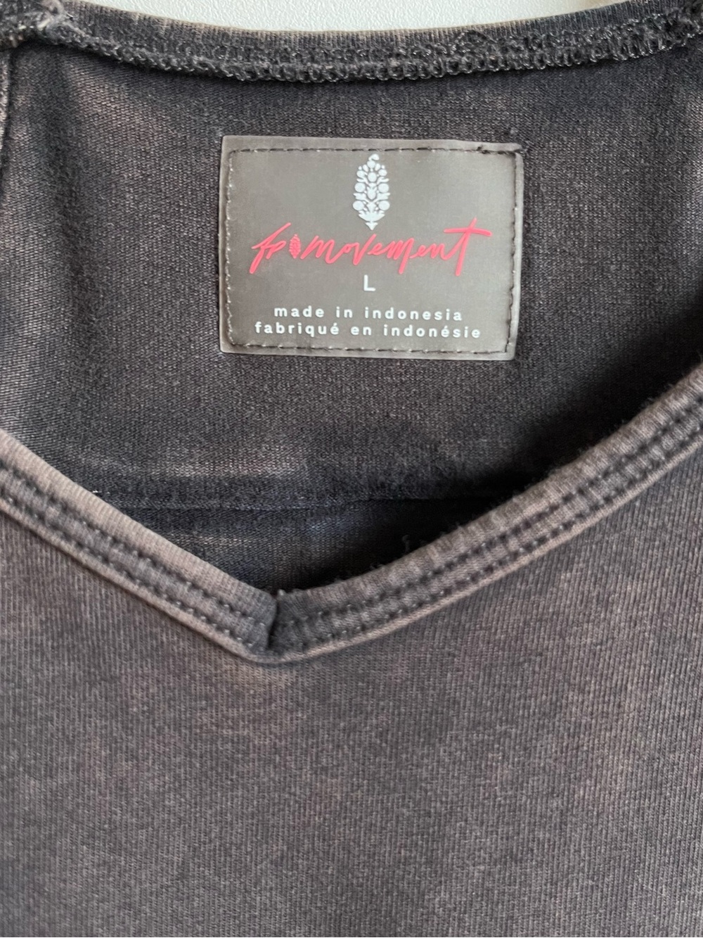 Free People Movement Hotshot Onsie in Washed Black Size Large - Picture 5 of 8